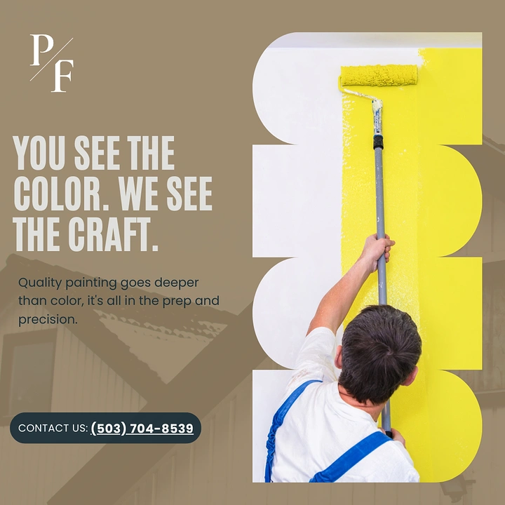 House Painters creative ad: Witty 'we see the craft' copy