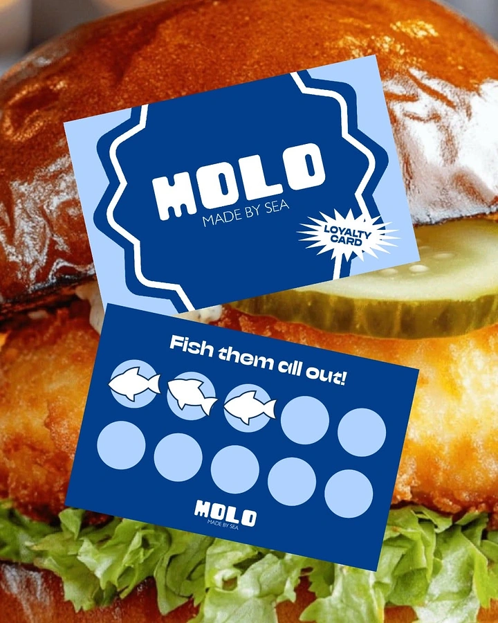 Seafood Restaurants creative ad: Seafood bingo card over sandwich
