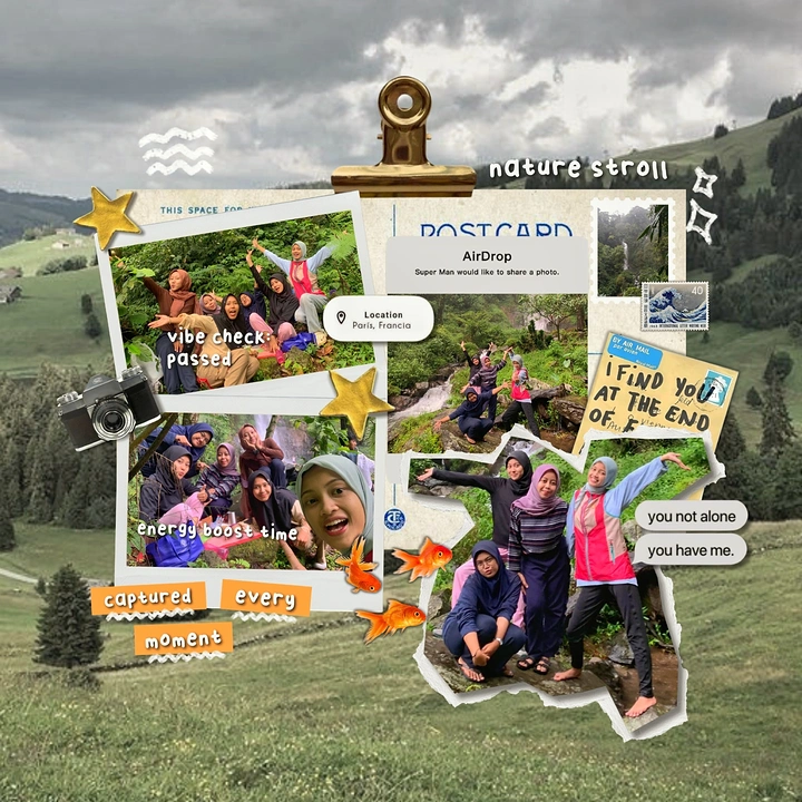 Summer Camps & Kids Activities creative ad: Nature memories presented as story board