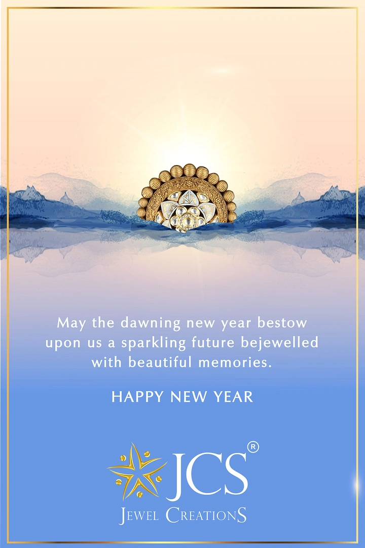 New Year creative ad: Jewel rising as the new year's dawn