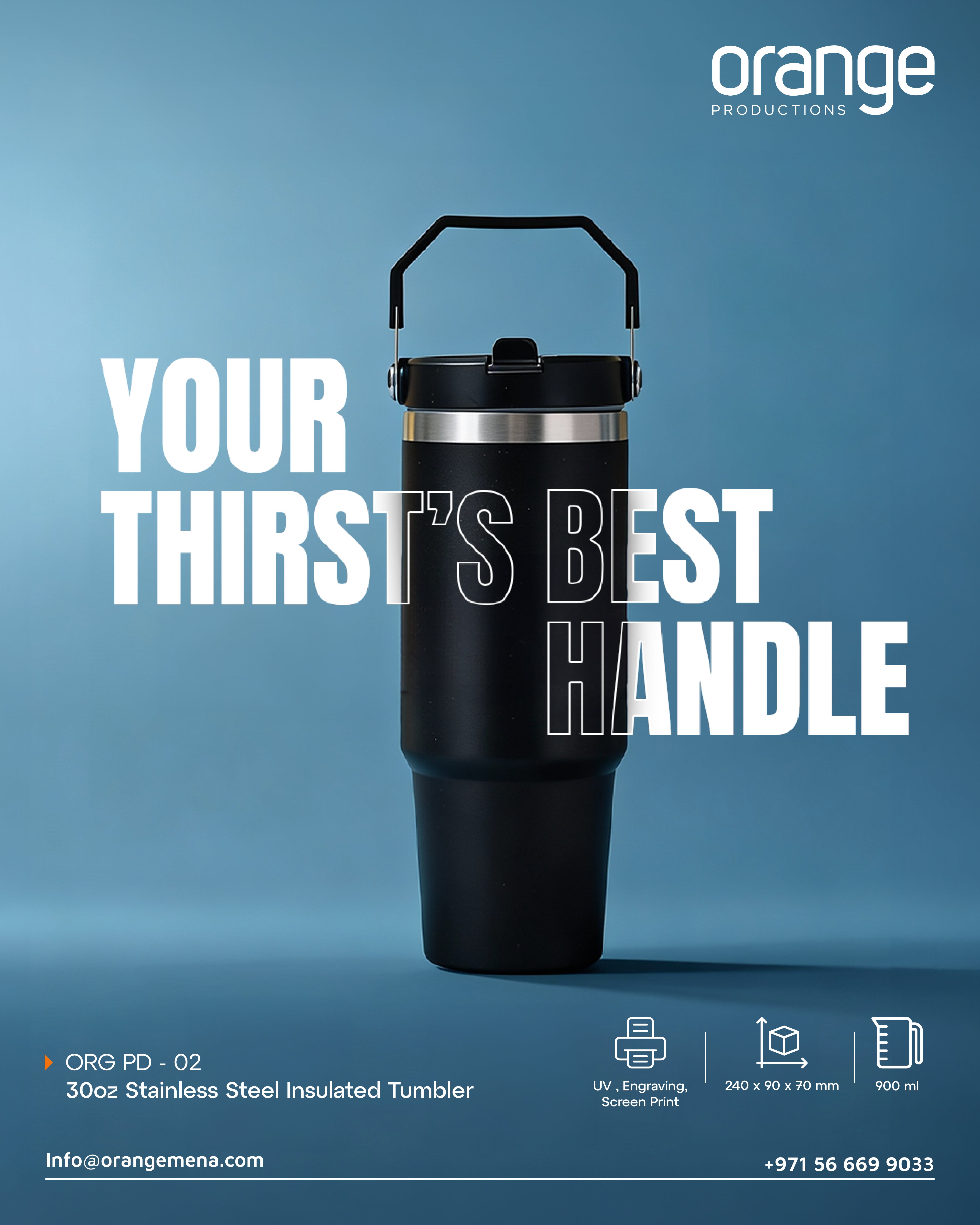 Instagram post: Handle pun creates memorable thirst metaphor