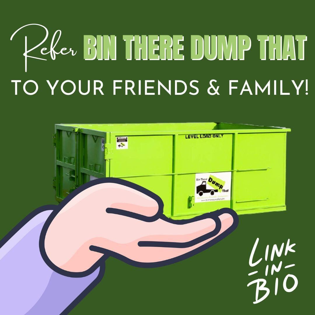 Instagram post: Dumpster pun with hand metaphor