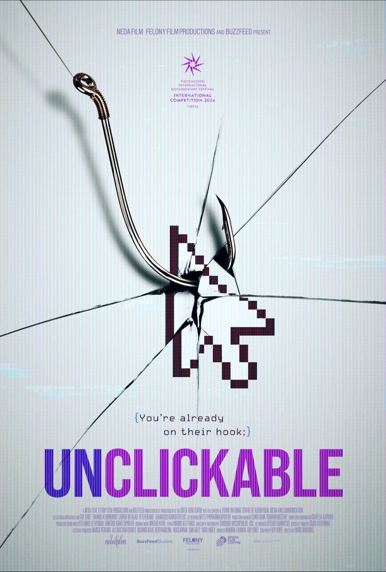 Story: Phishing hook metaphor supports unclickable message
