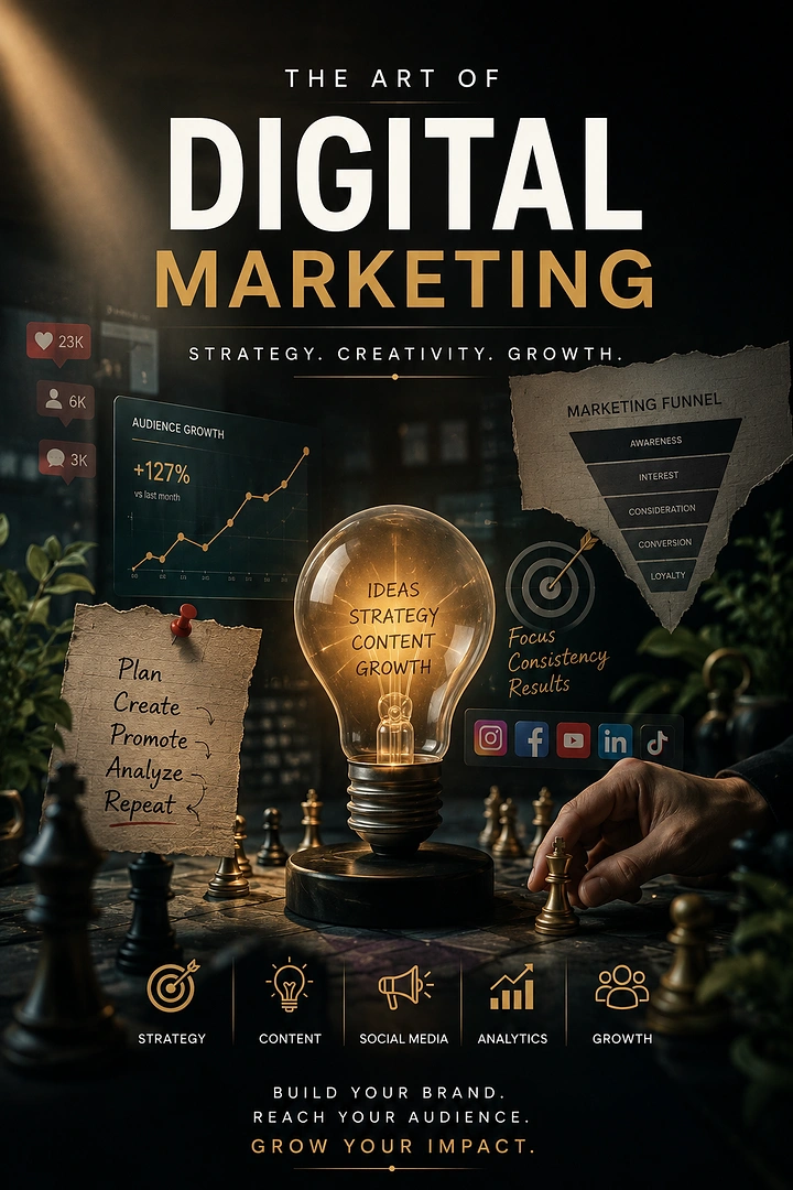 Agency creative ad: Lightbulb chess strategy, rich craft