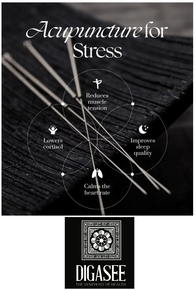 Story: Needles and diagram visualize stress relief