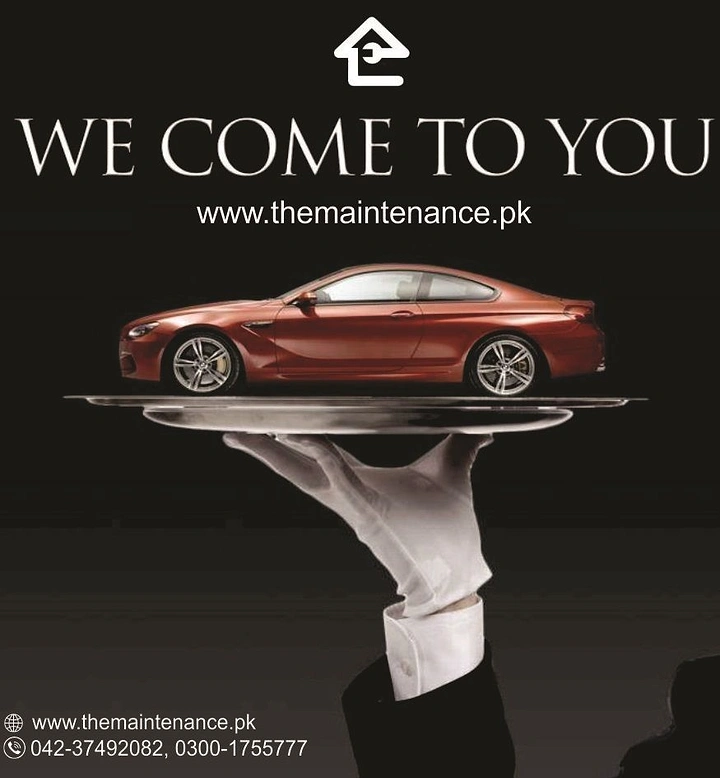 Car Wash & Detailing creative ad: Car served on butler's platter: doorstep service