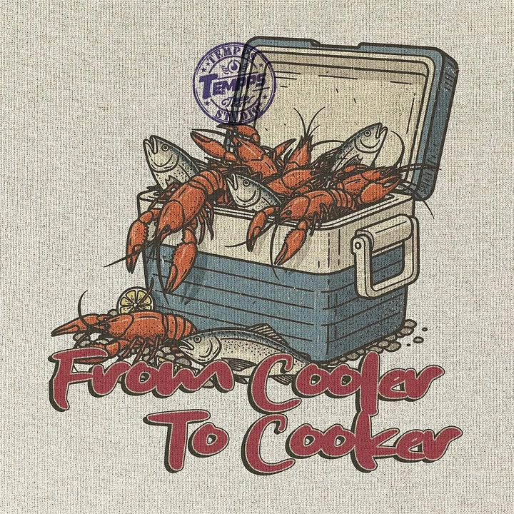 Seafood Restaurants creative ad: Playful cooler-to-cooker seafood pun