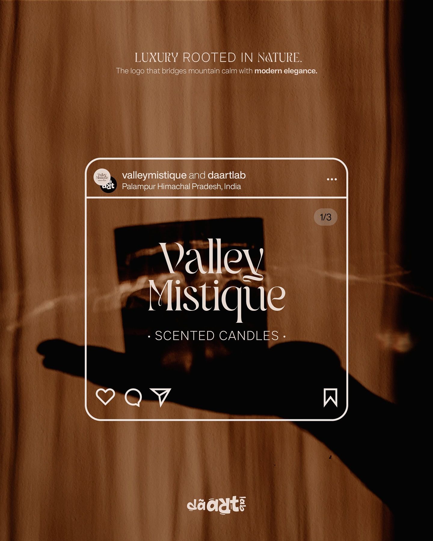 Instagram post: Instagram frame as window shadow idea