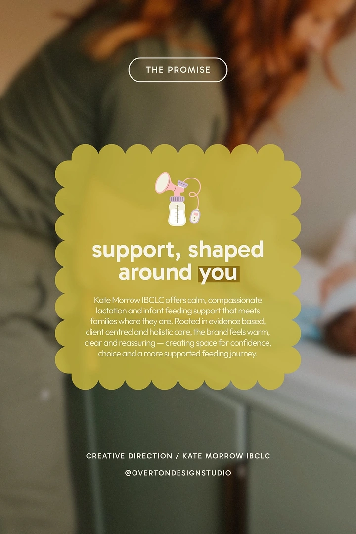 Maternity Hospitals & Gynaecologists creative ad: Support-shaped-around-you visual concept