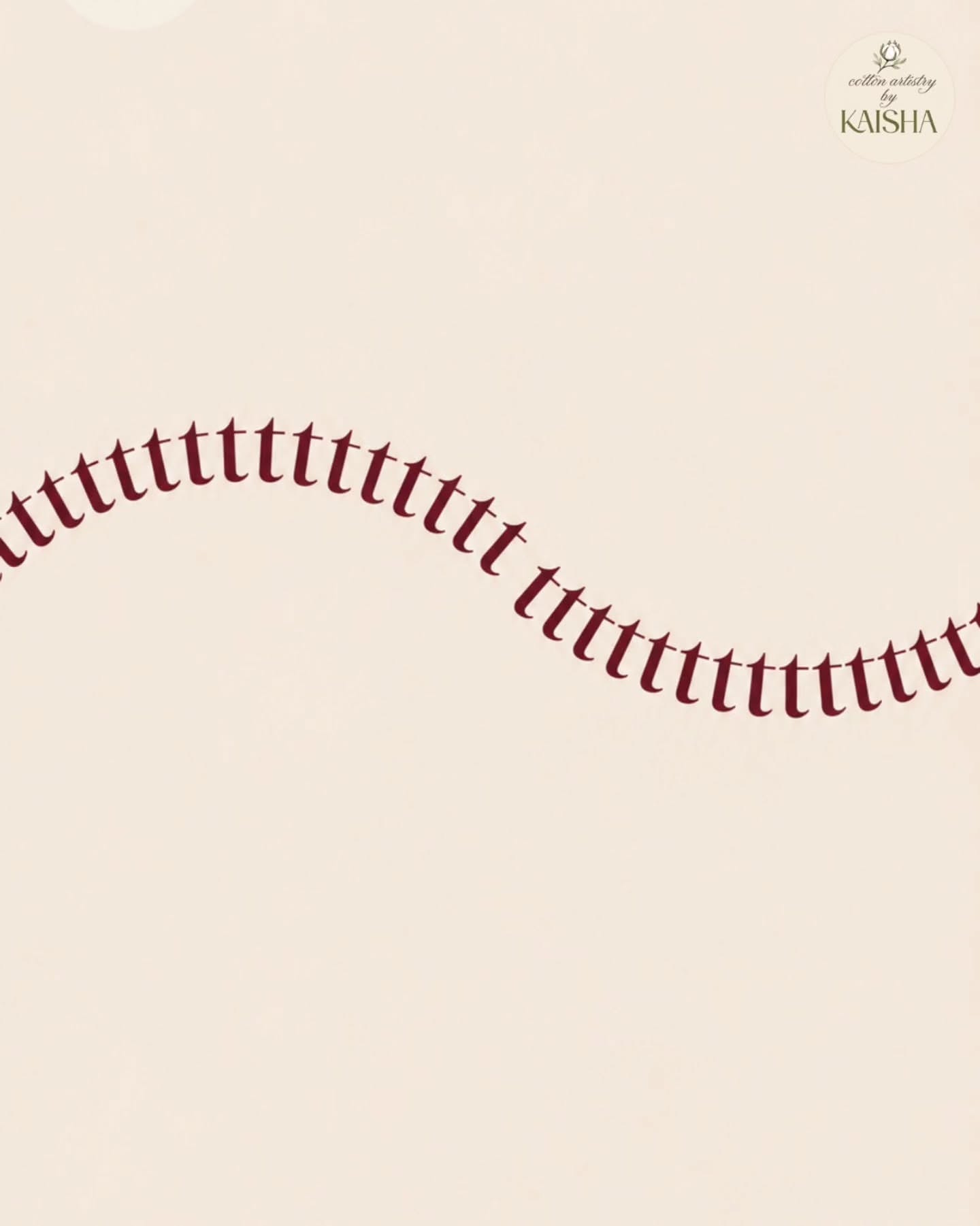 Instagram post: 'One saree, but' stretched witty typography, slide 2