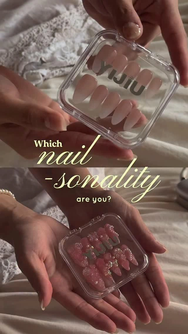 Nail Salons creative ad: Nail-sonality pun with press-on sets