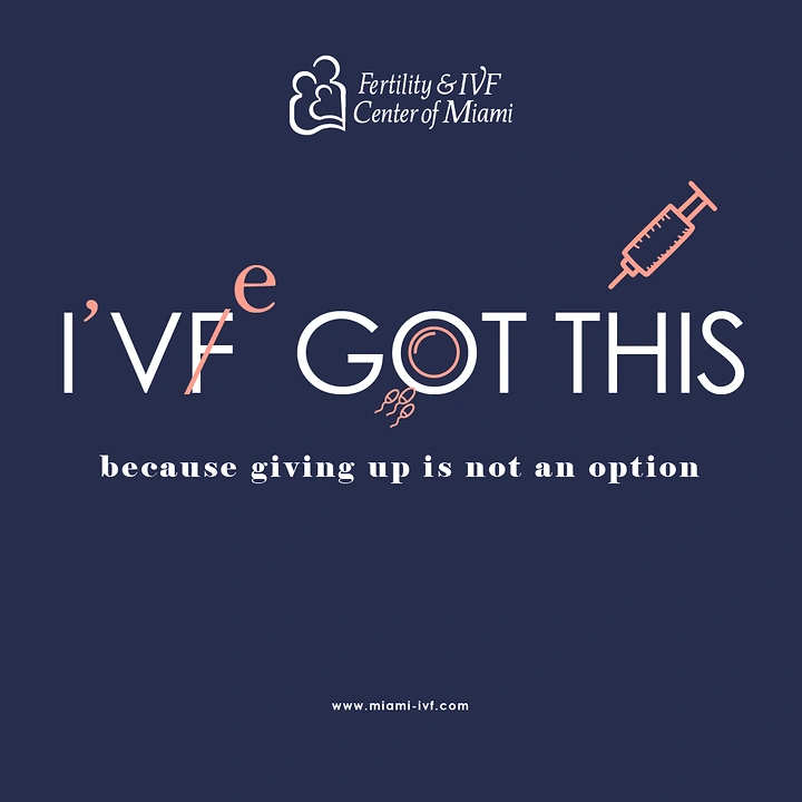 IVF & Fertility Clinics creative ad: 'I'VF got this' wordplay typography