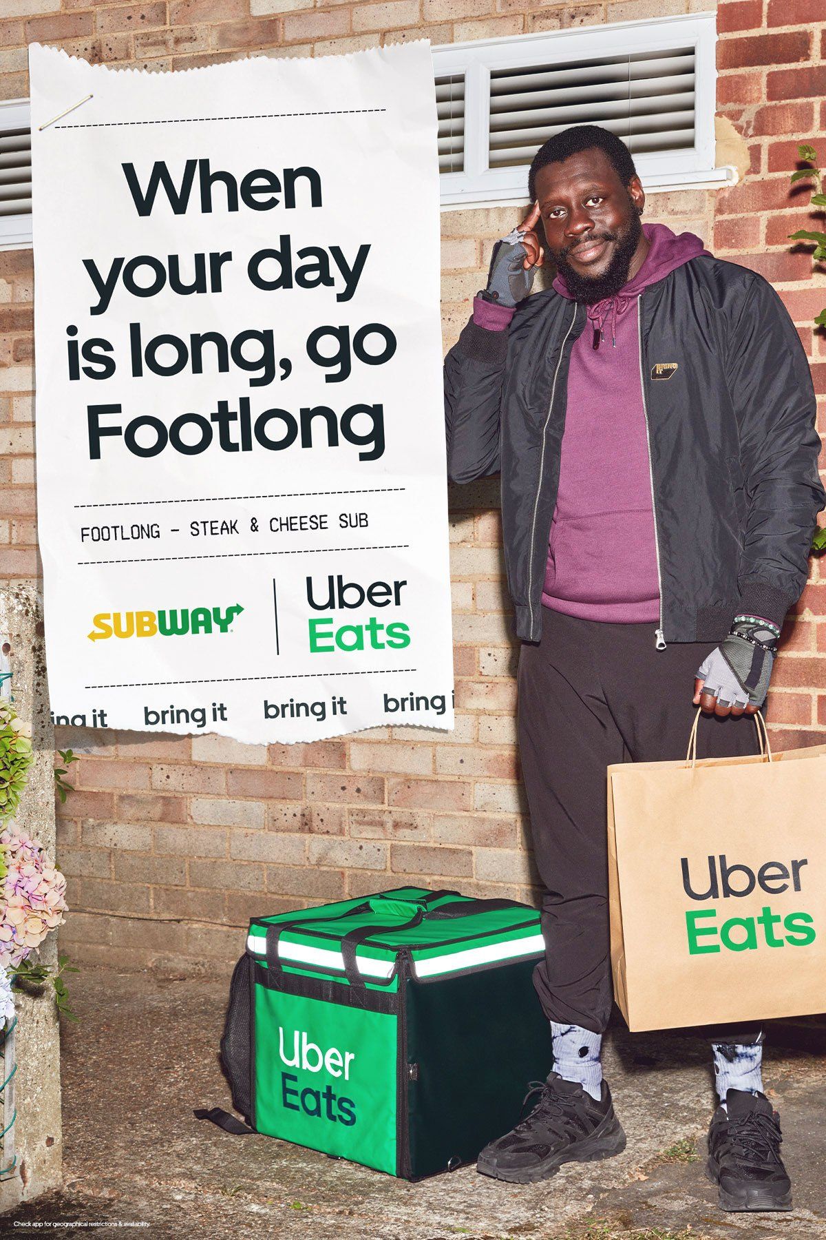 Story: Footlong copy cleverly matches the long-day setup