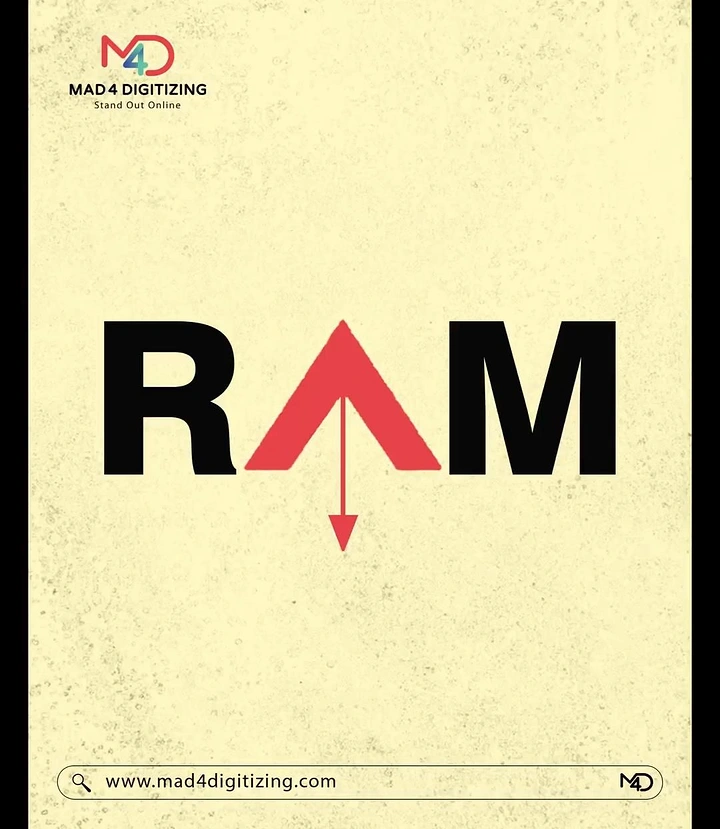 Ram Navami creative ad: Arrow replaces A in RAM, typographic pun