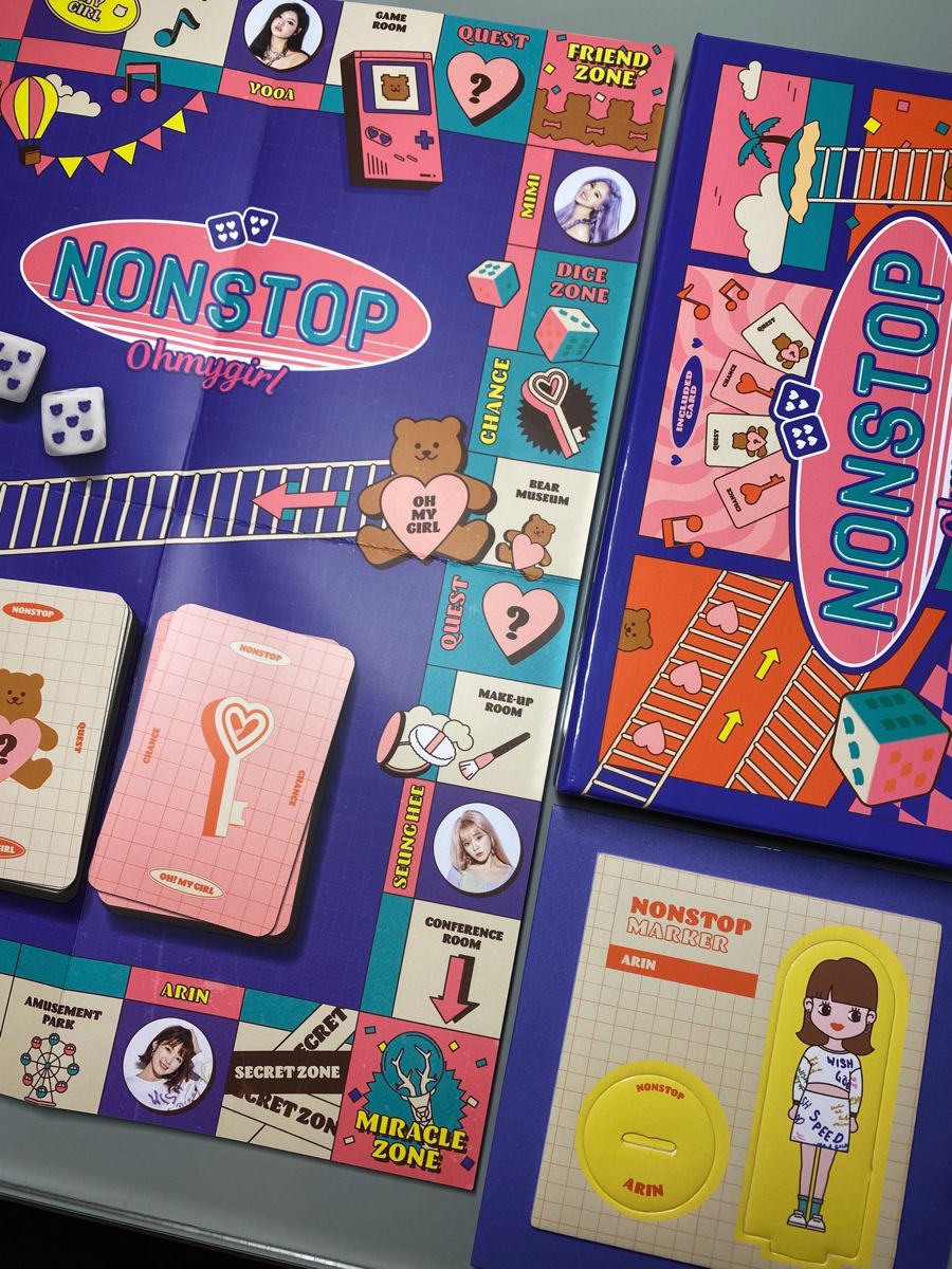 Instagram post: Playful board-world product composition