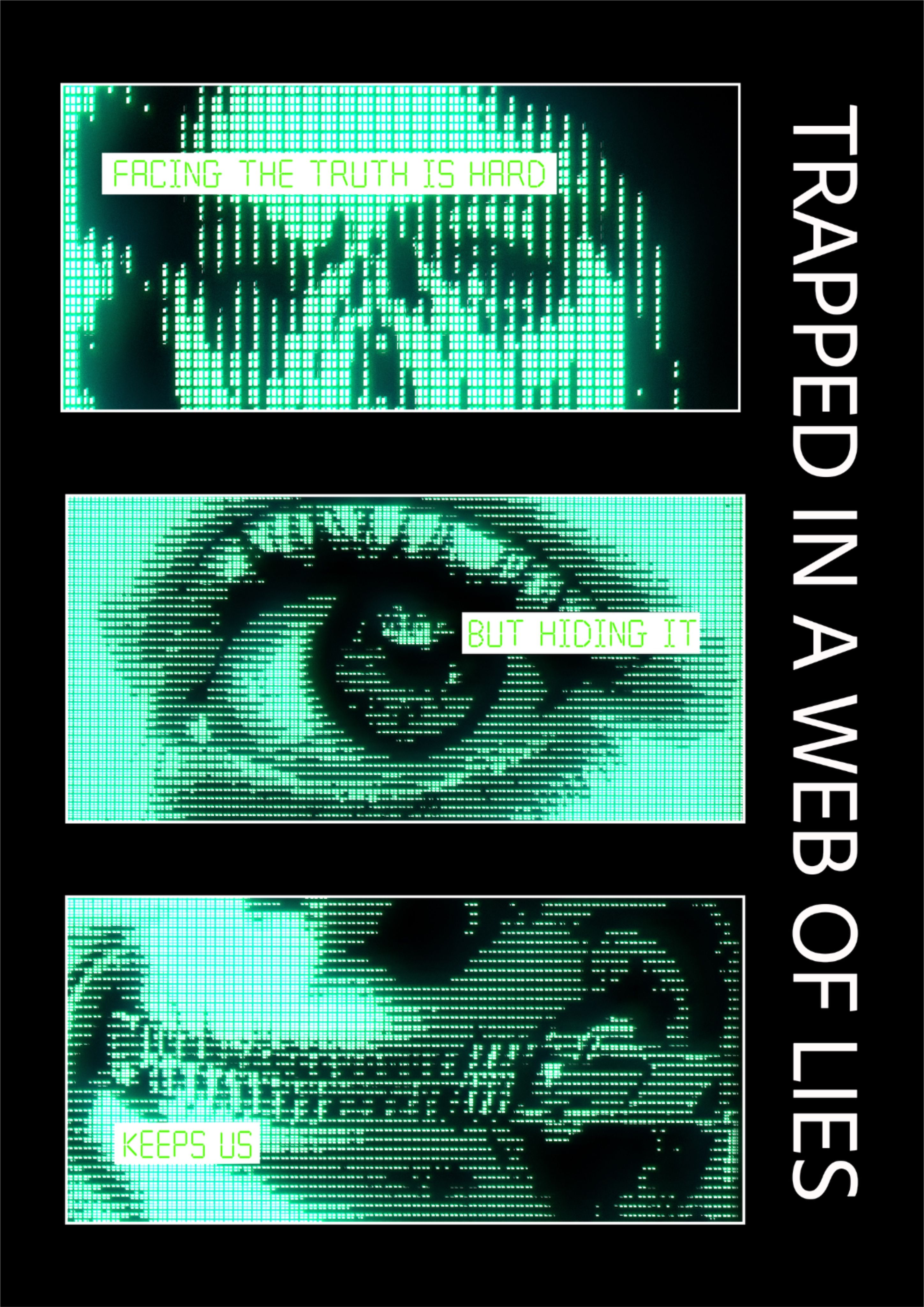 Story: Web metaphor reinforces deception message