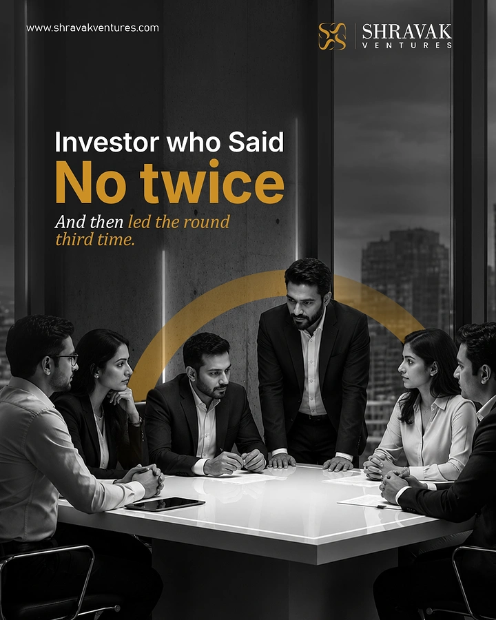 Stock Brokers & Investing creative ad: Witty 'said no twice' investor copy