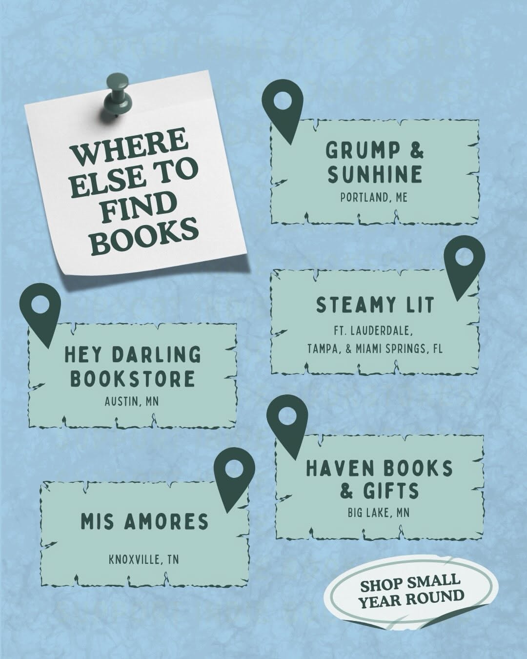 Library checkout card as stockist list