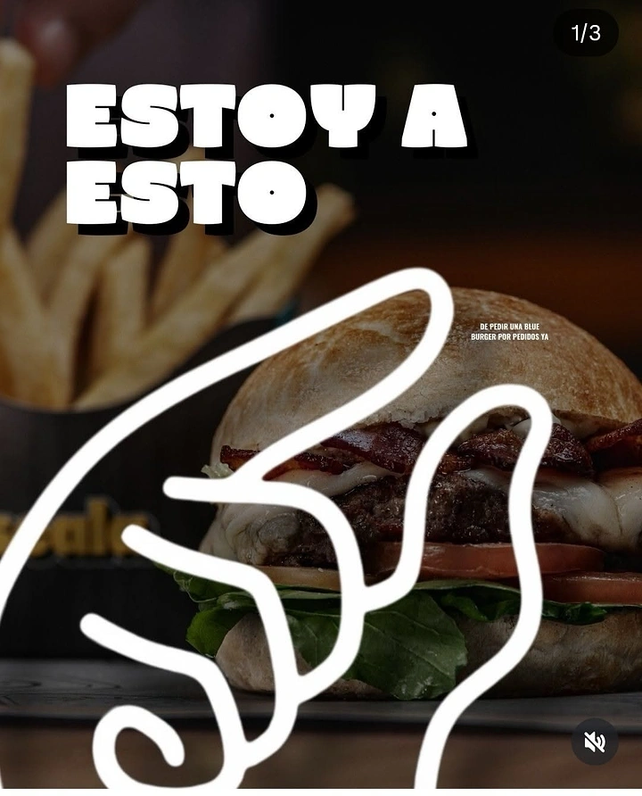 BBQ & Grill Restaurants creative ad: Playful oversized line illustration and copy