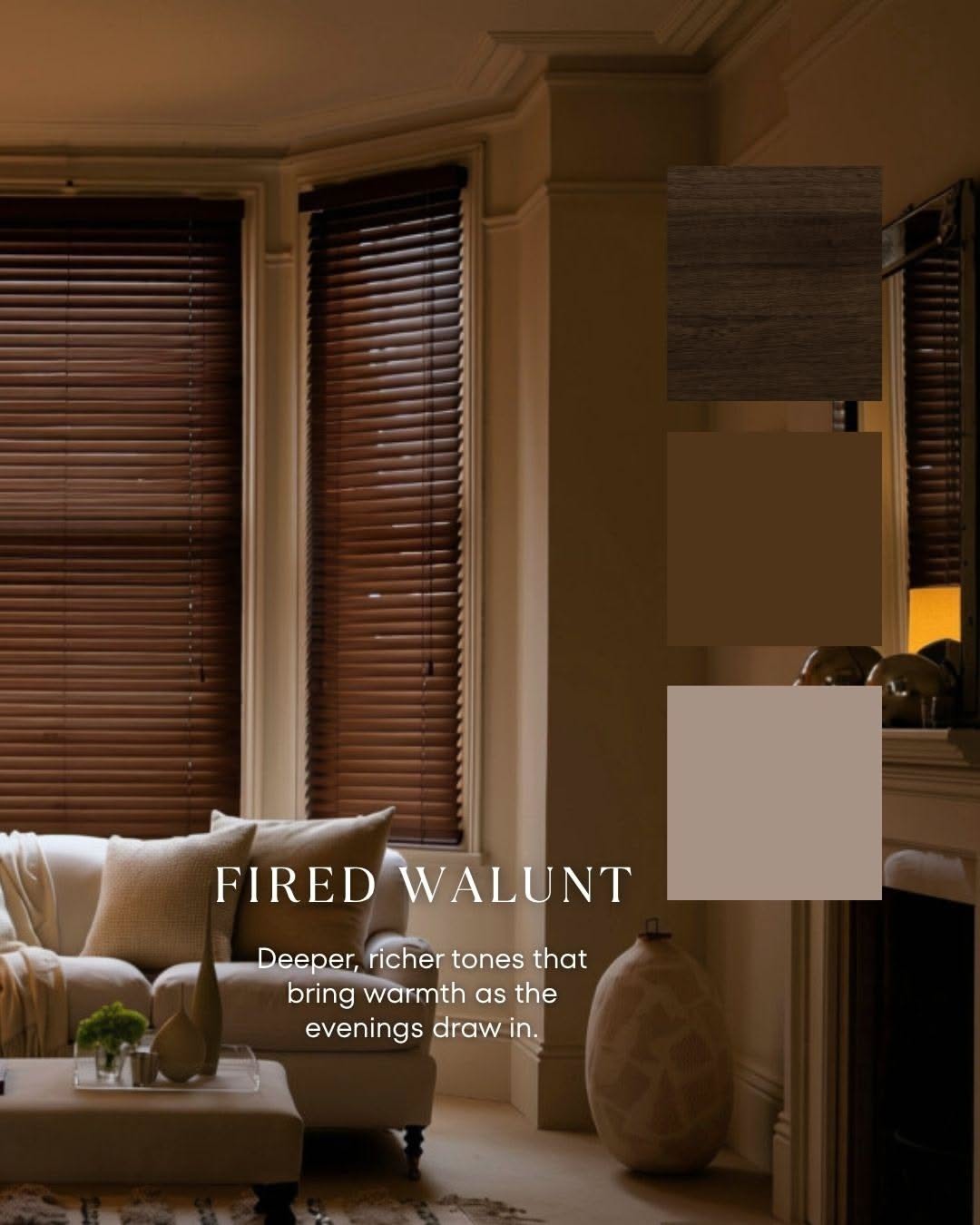 Instagram post: Seasonal ‘ber’ campaign frames autumn blinds, slide 3