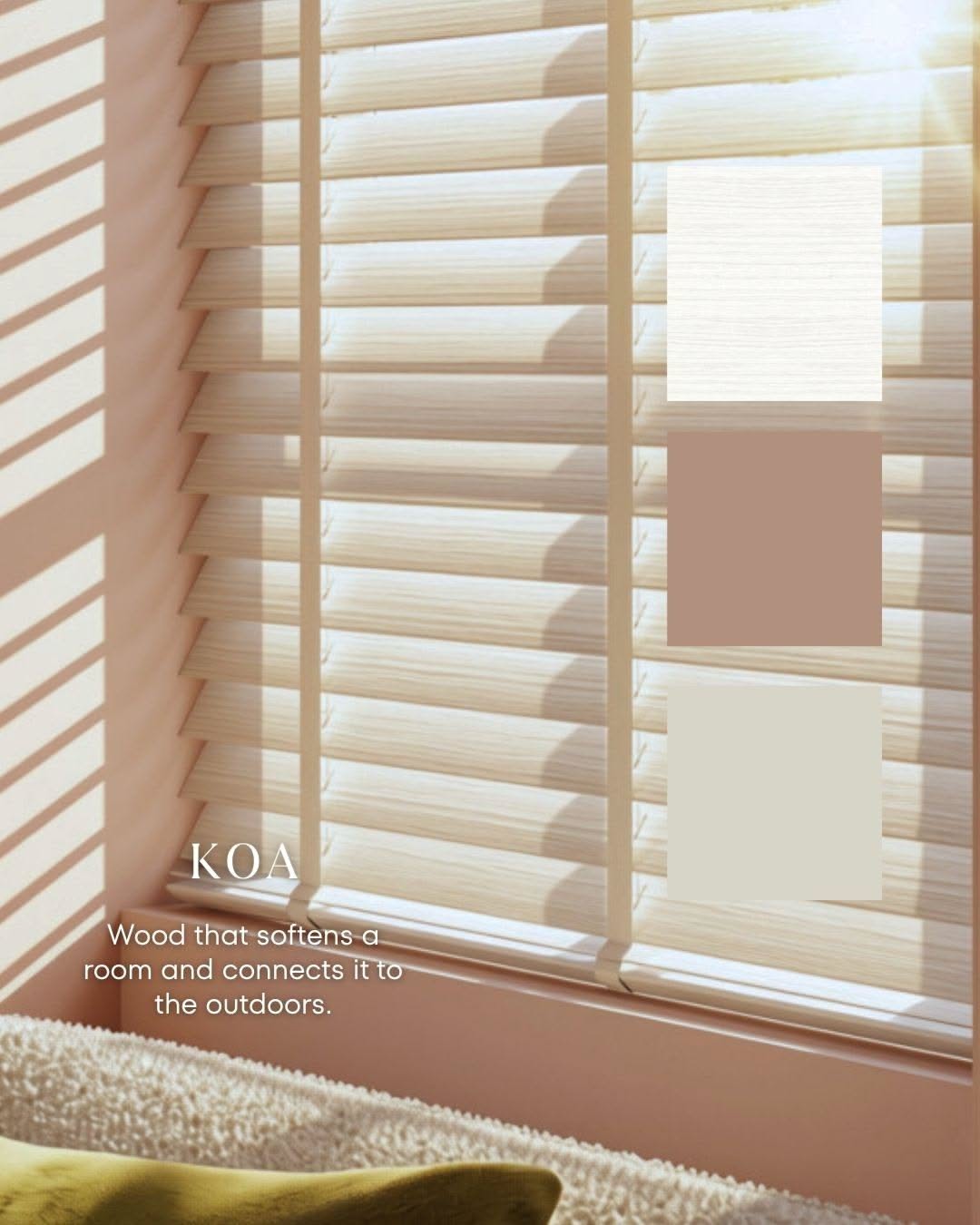 Instagram post: Seasonal ‘ber’ campaign frames autumn blinds, slide 4