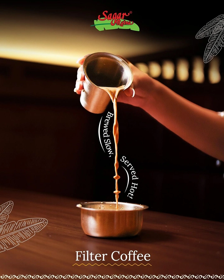 Tea & Chai Brands creative ad: Copy wraps along pour stream