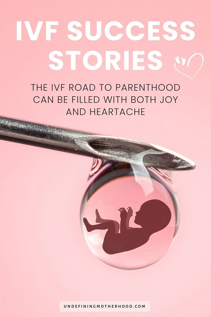 IVF & Fertility Clinics creative ad: Needle with fetus in droplet metaphor
