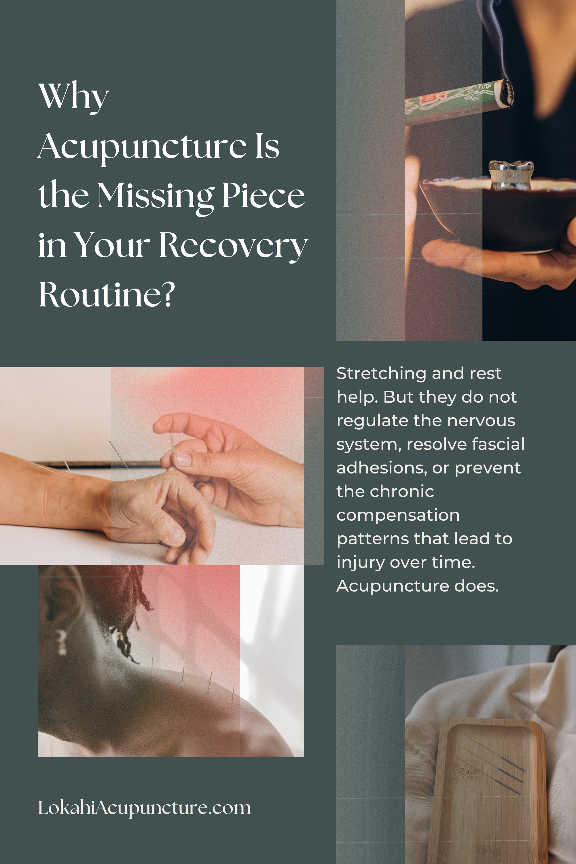 Story: Missing-piece recovery metaphor with editorial collage