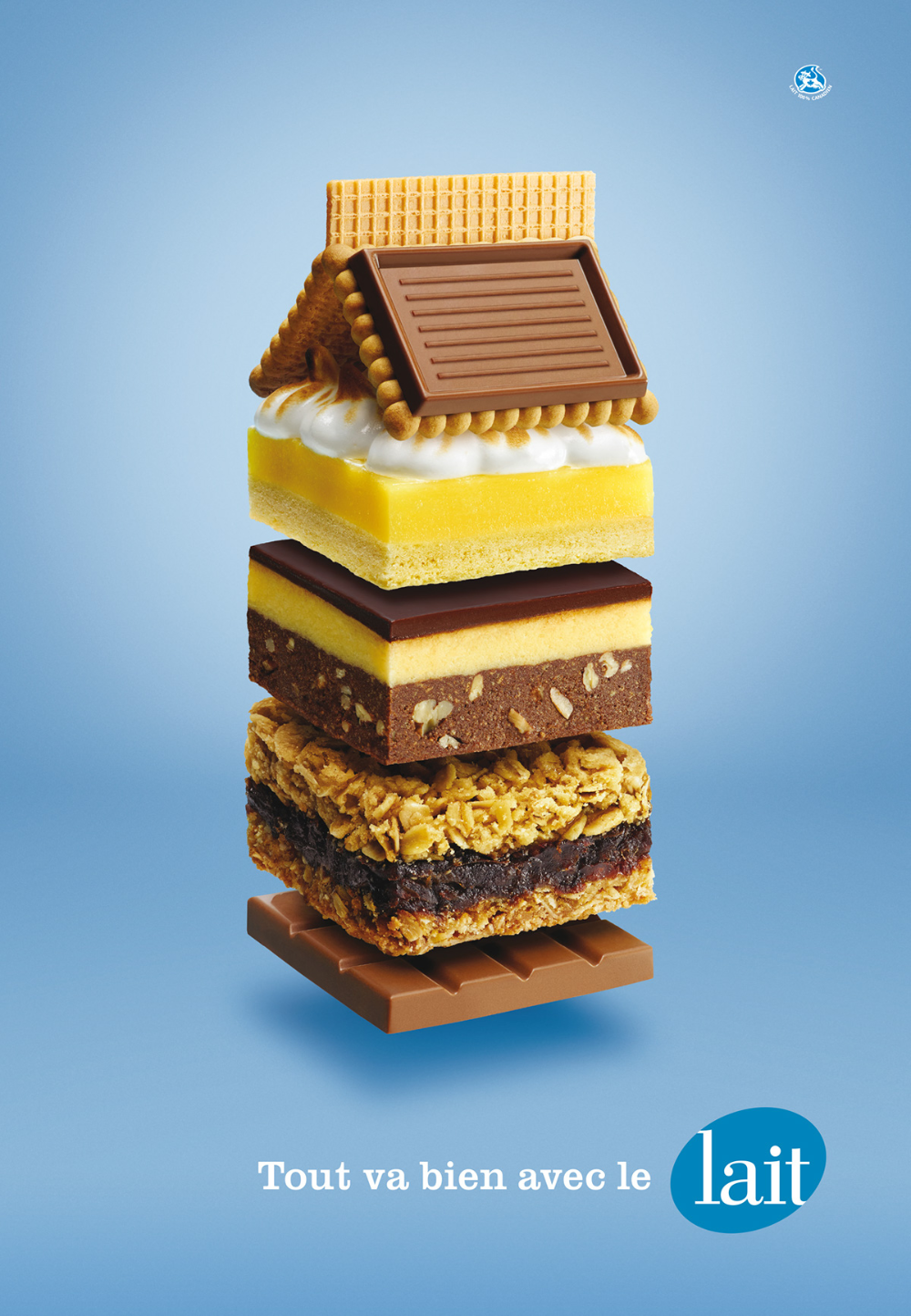 Story: Dessert layers build milk carton