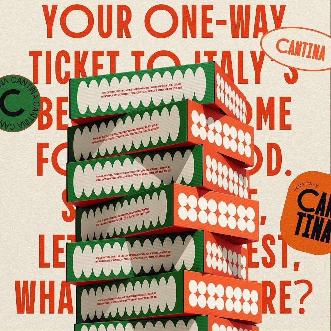 Instagram post: One-way ticket to Italy metaphor