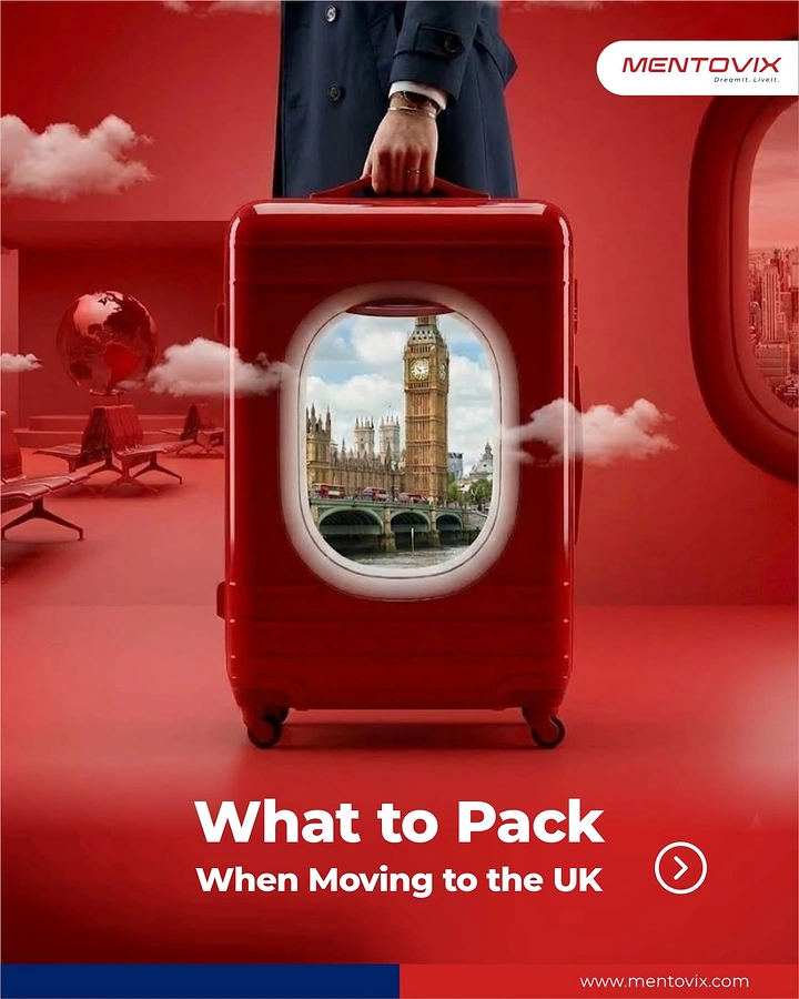 Luggage & Travel Bags creative ad: Suitcase window reveals UK destination