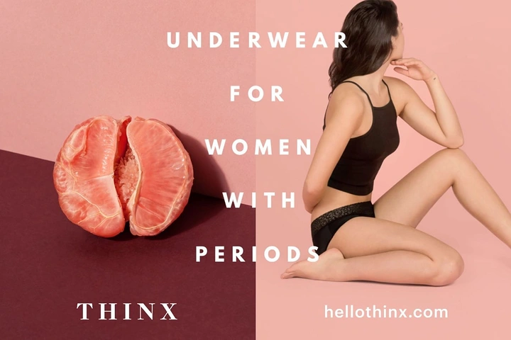 Period Care & Feminine Hygiene creative ad: Grapefruit creates unexpected intimate visual metaphor