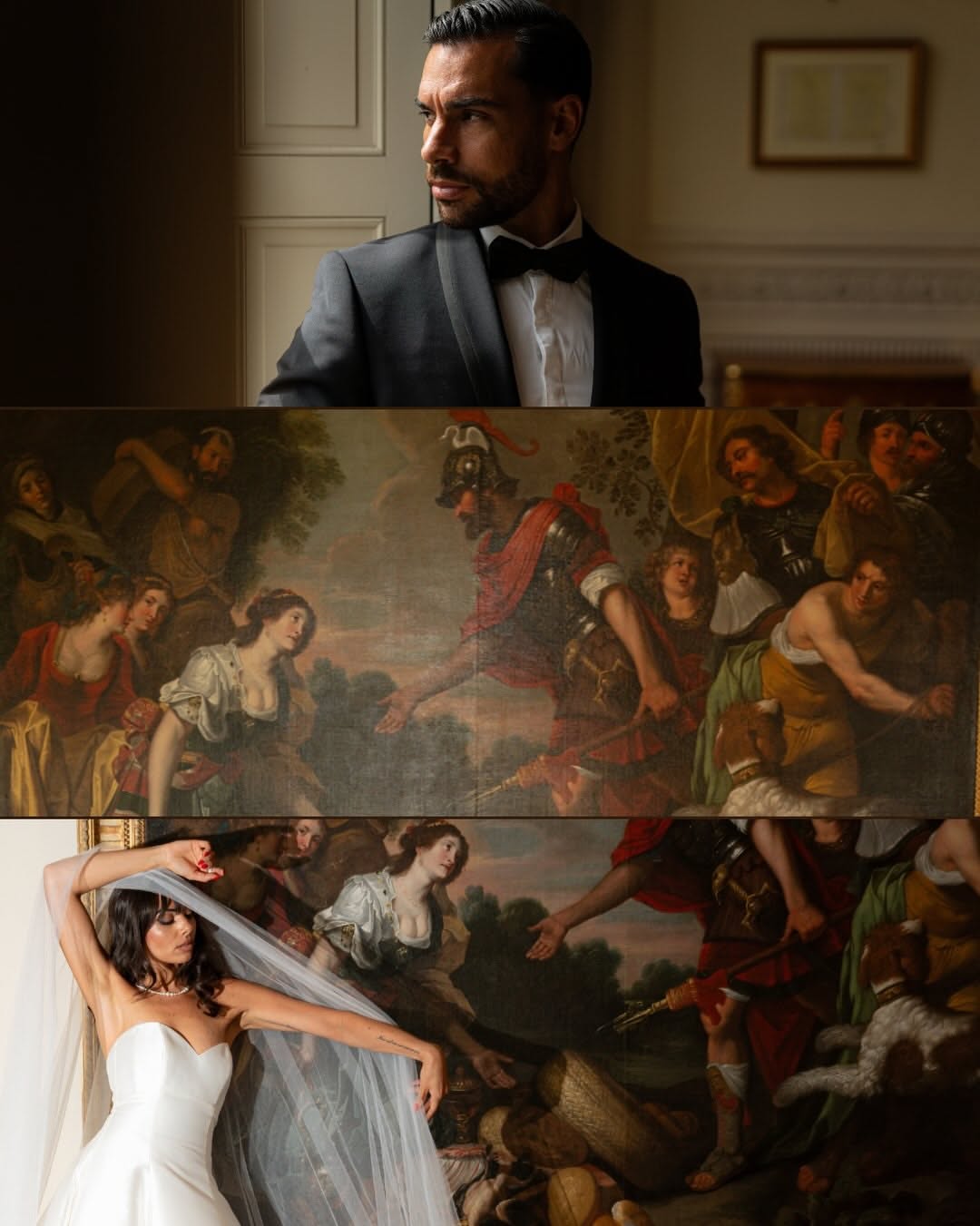 Instagram post: Editorial bridal campaign with gallery setting, slide 2