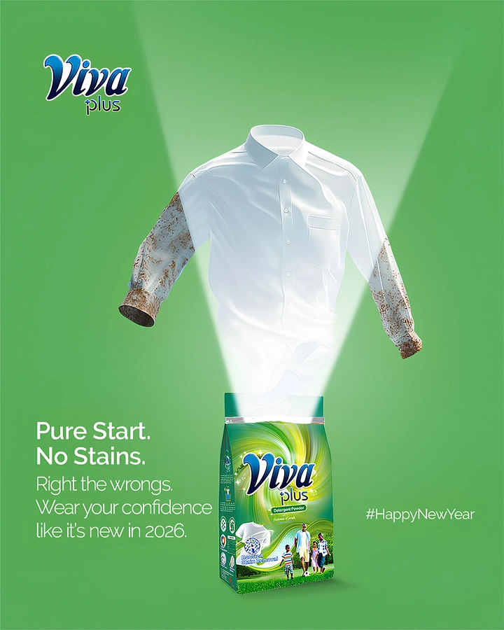 Laundry & Dry Cleaning creative ad: Detergent light beam cleaning half shirt