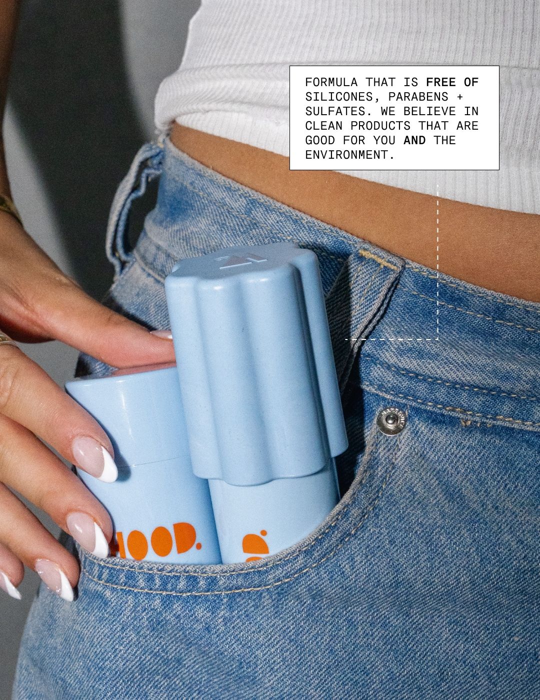 Instagram post: Pocket placement creates portability metaphor