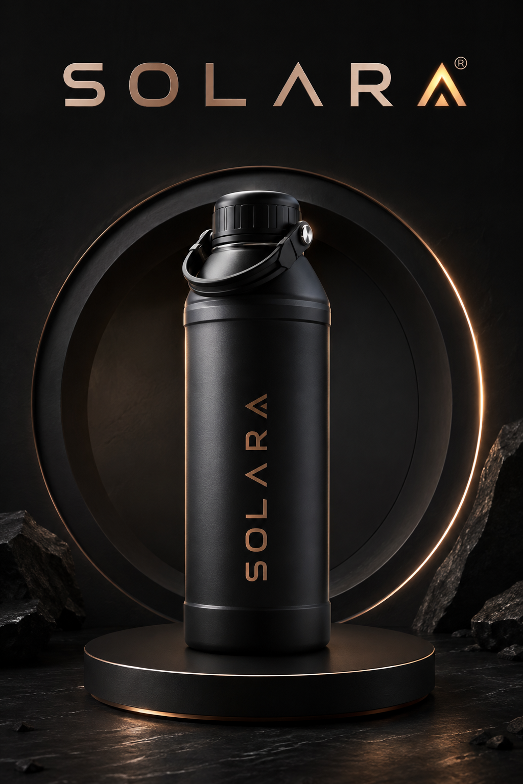 Story: Bottle presented as a solar eclipse