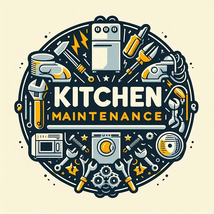 Appliance Repair creative ad: Distinctive circular kitchen-tool emblem