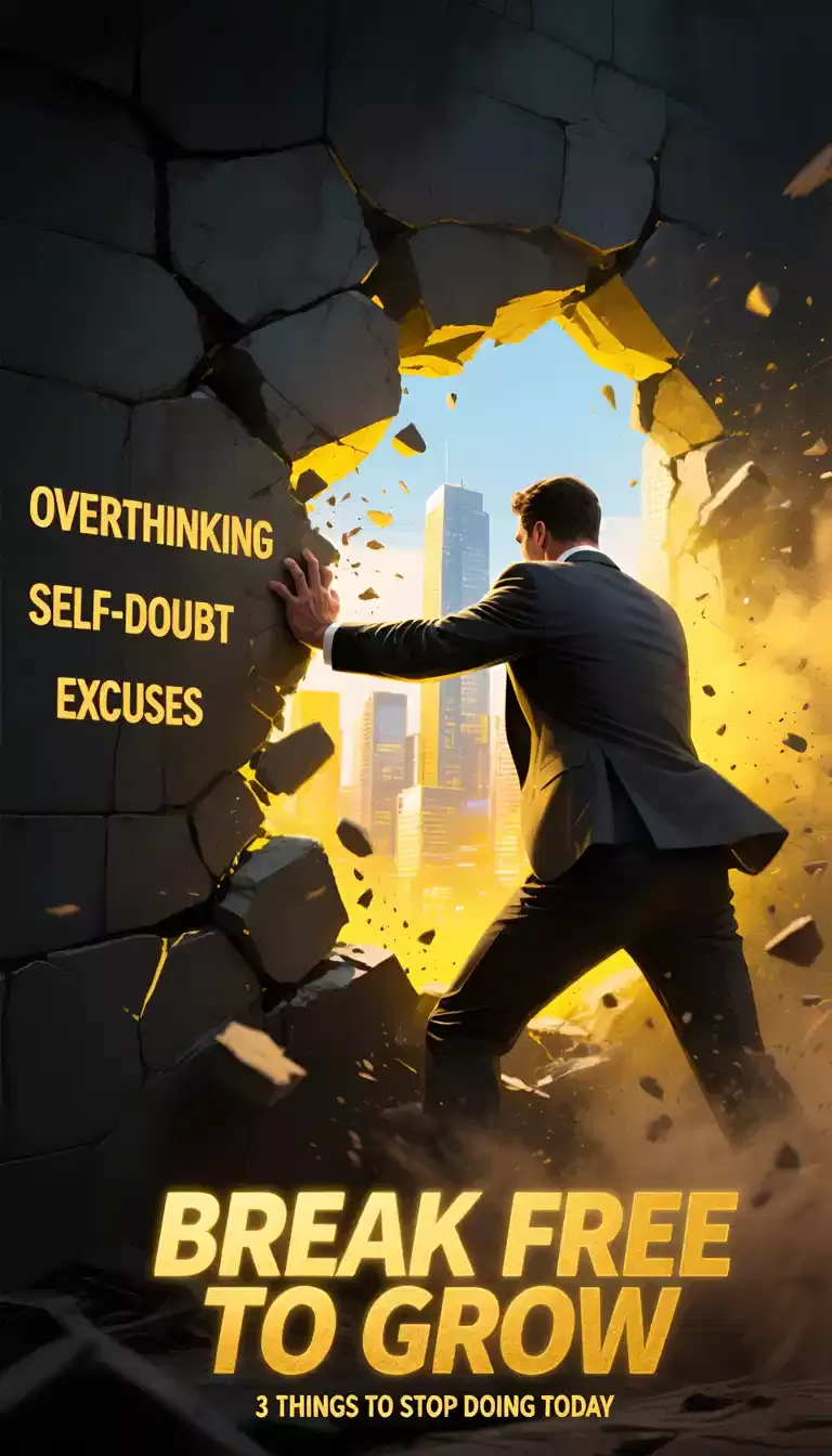 Story: Breaking-wall metaphor for personal growth