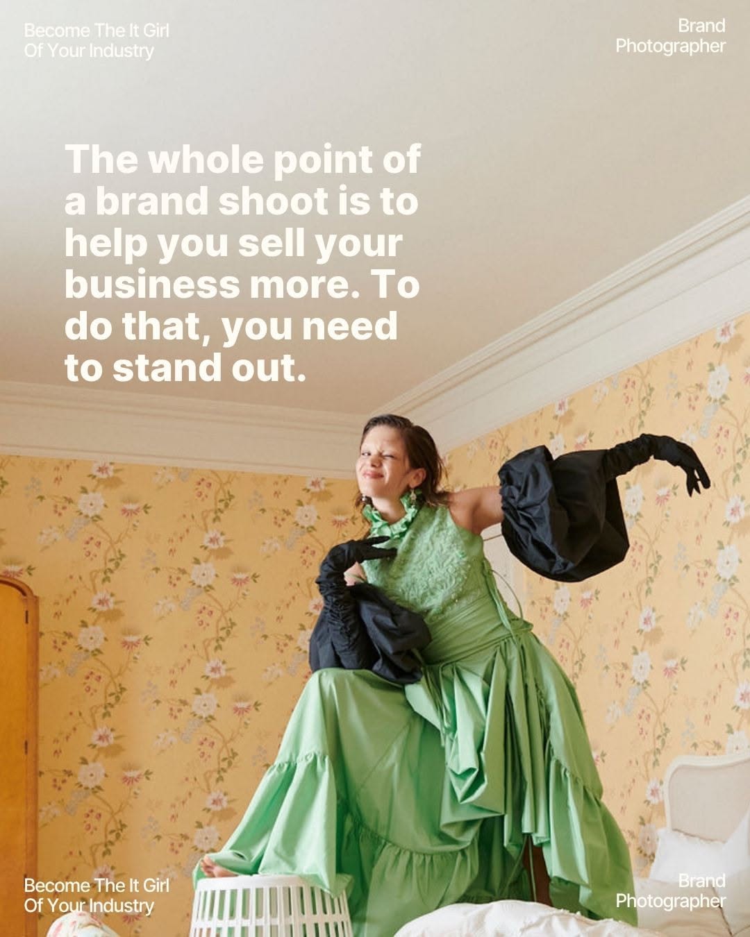Quirky editorial shot proves 'not obvious' hook