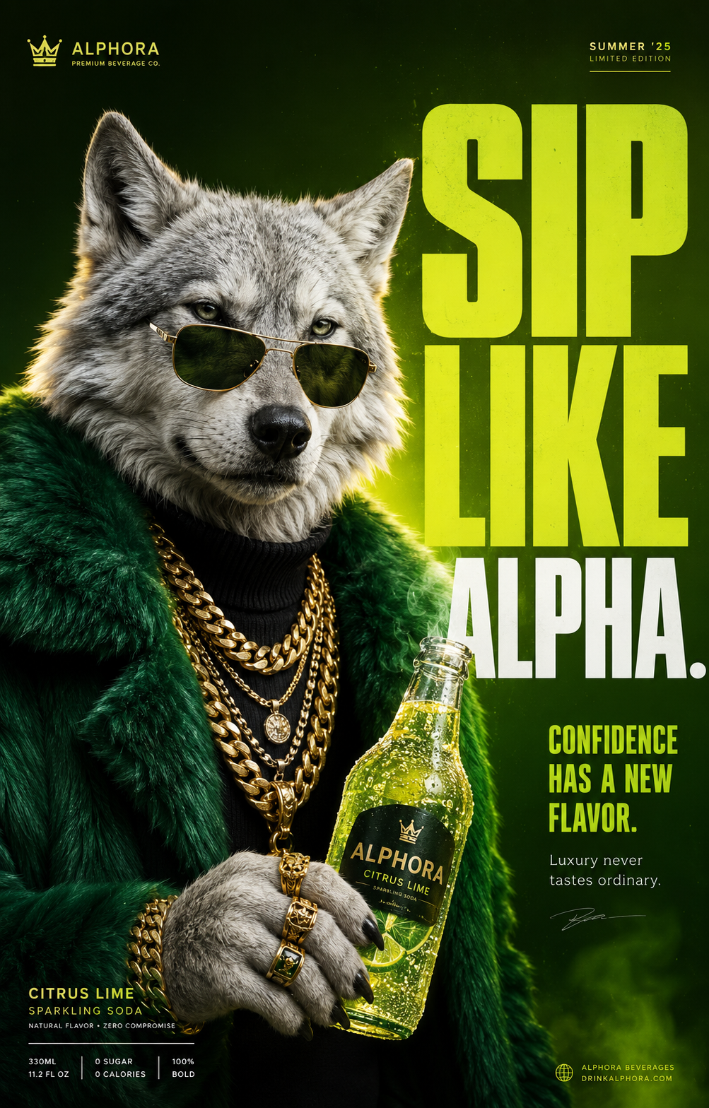 Story: Alpha wolf persona anchors premium beer campaign