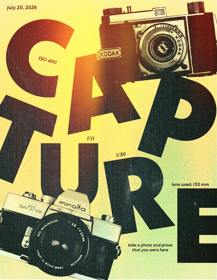 Cameras & Camera Stores creative ad: Camera integrated into bold typography