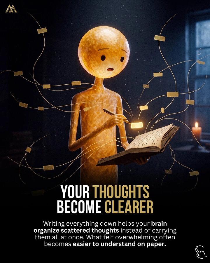 Life & Business Coaches creative ad: Thought figure makes clarity tangible