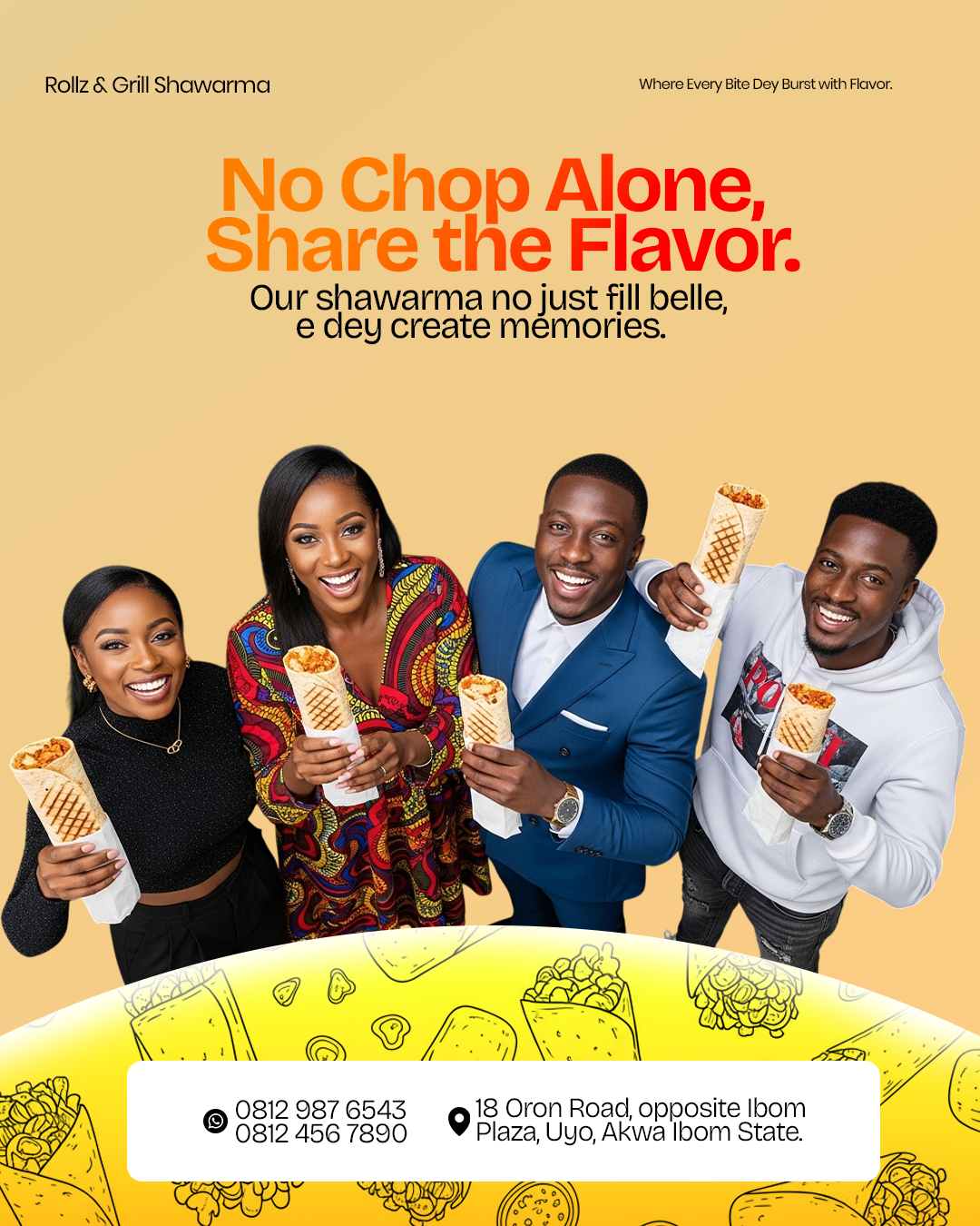Instagram post: Sharing campaign built around group portrait