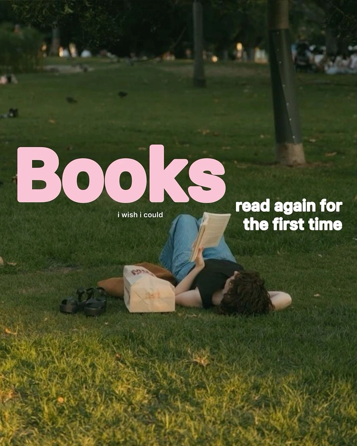 Bookstores creative ad: Witty 'read again for first time' reader photo