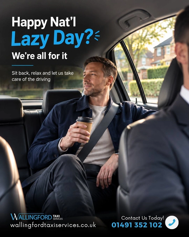 Taxi & Cab Services creative ad: Lazy Day copy fits ride service