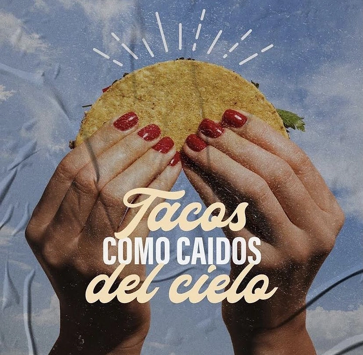 Mexican Restaurants creative ad: Skyfall taco pun drives composition