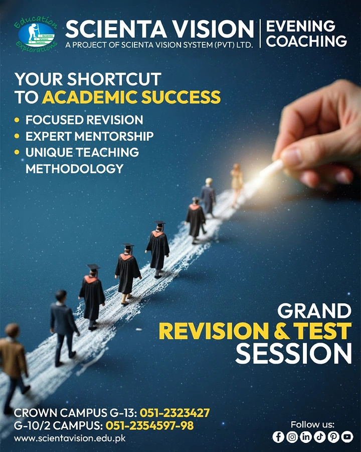 Test Prep & Exam Coaching creative ad: Graduates form success staircase metaphor