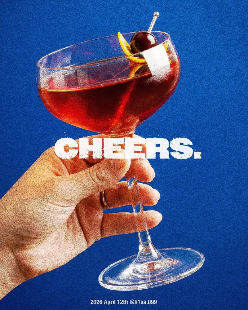 Instagram post: Outstanding craft and striking typography integration.
