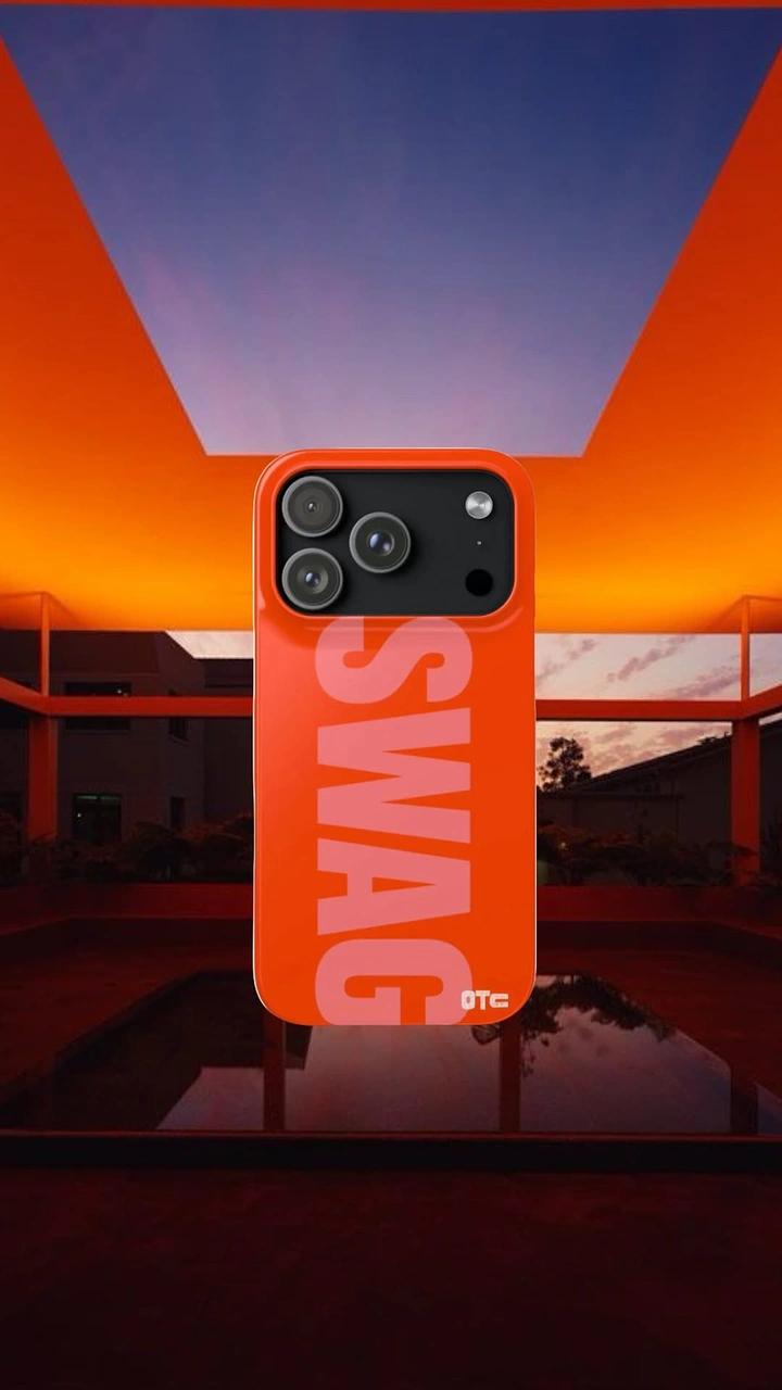 Phone Cases & Mobile Accessories creative ad: Bold sunset composition turns case into signage