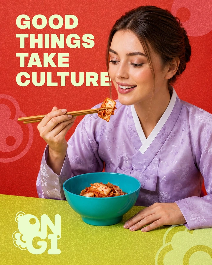 Korean Restaurants creative ad: Food culture idea drives campaign copy